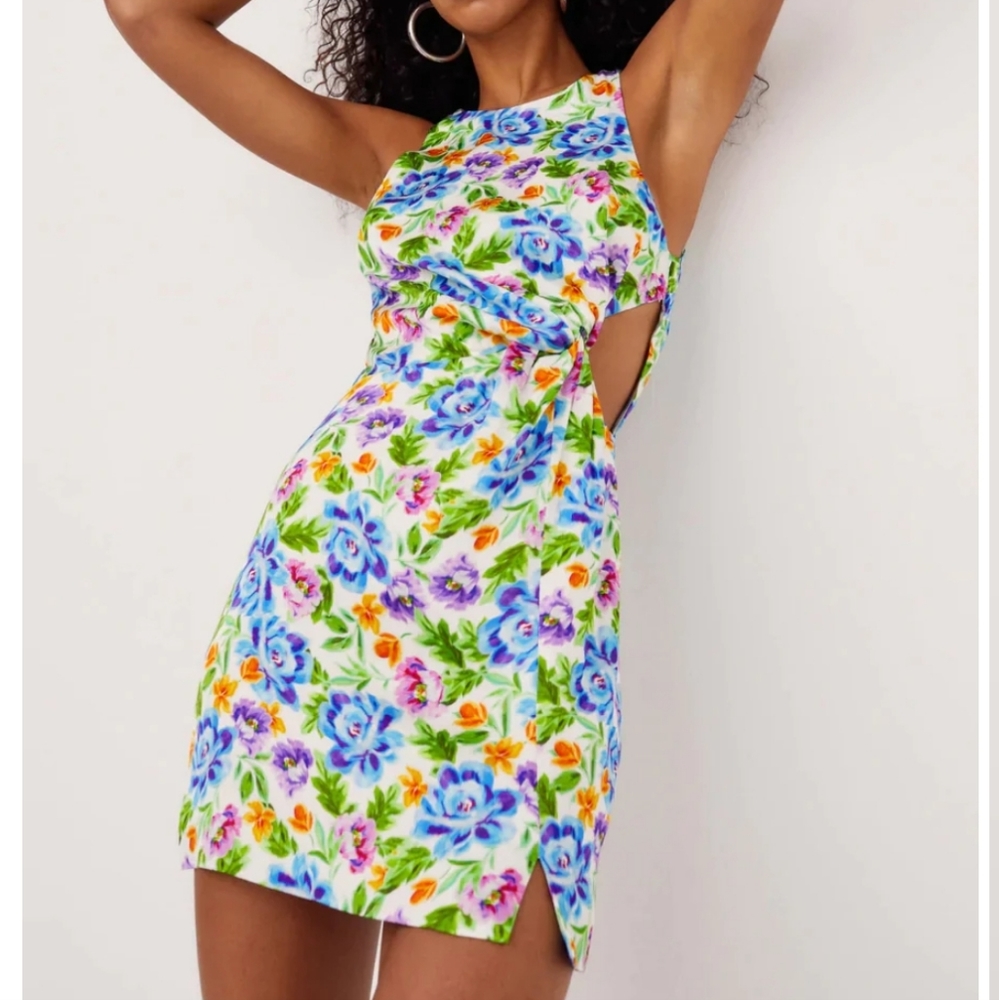 For Love and Lemons Women's Size Small Lucy Floral Mini Dress New with Tags